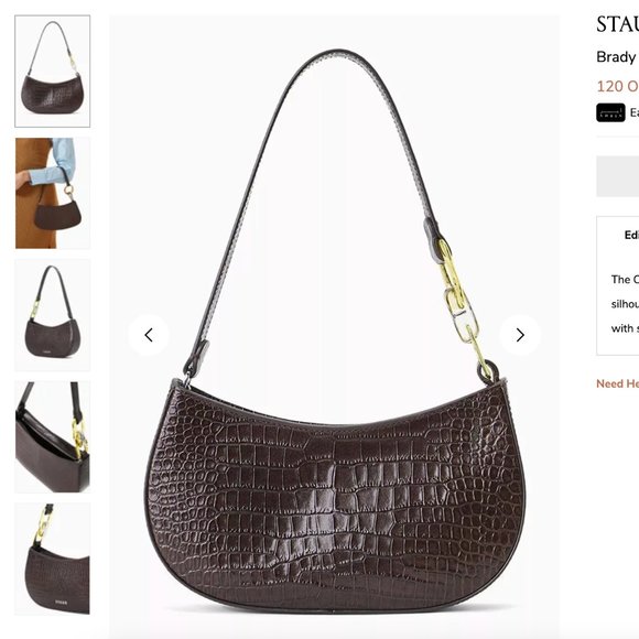 STAUD Navy and Black Shoulder Bag - Picture 11 of 15